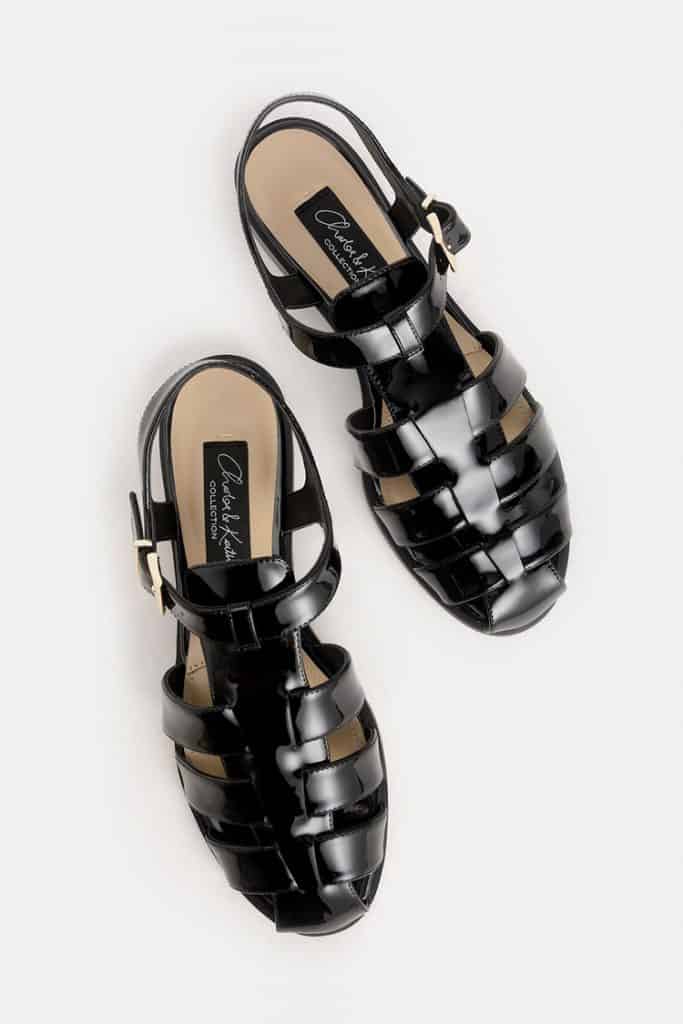 Charles Keith Leather Caged Sandals | | 15 Strappy Sandal Tercantik yang Bisa Kamu Miliki Saat Ini