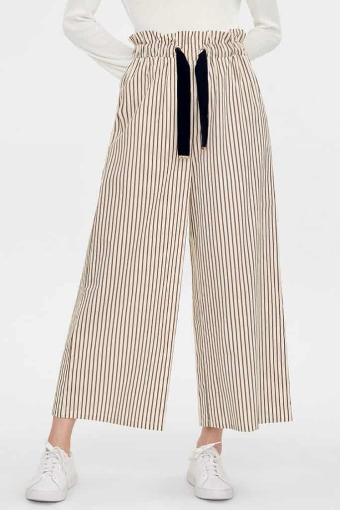 Pomelo Striped Elastic Waist Pants | | Perkenalkan: 20 Elastic-Waist Pants agar Bekerja dari Rumah Makin Produktif