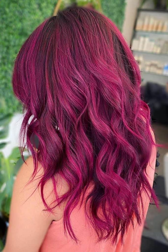 warna rambut pink