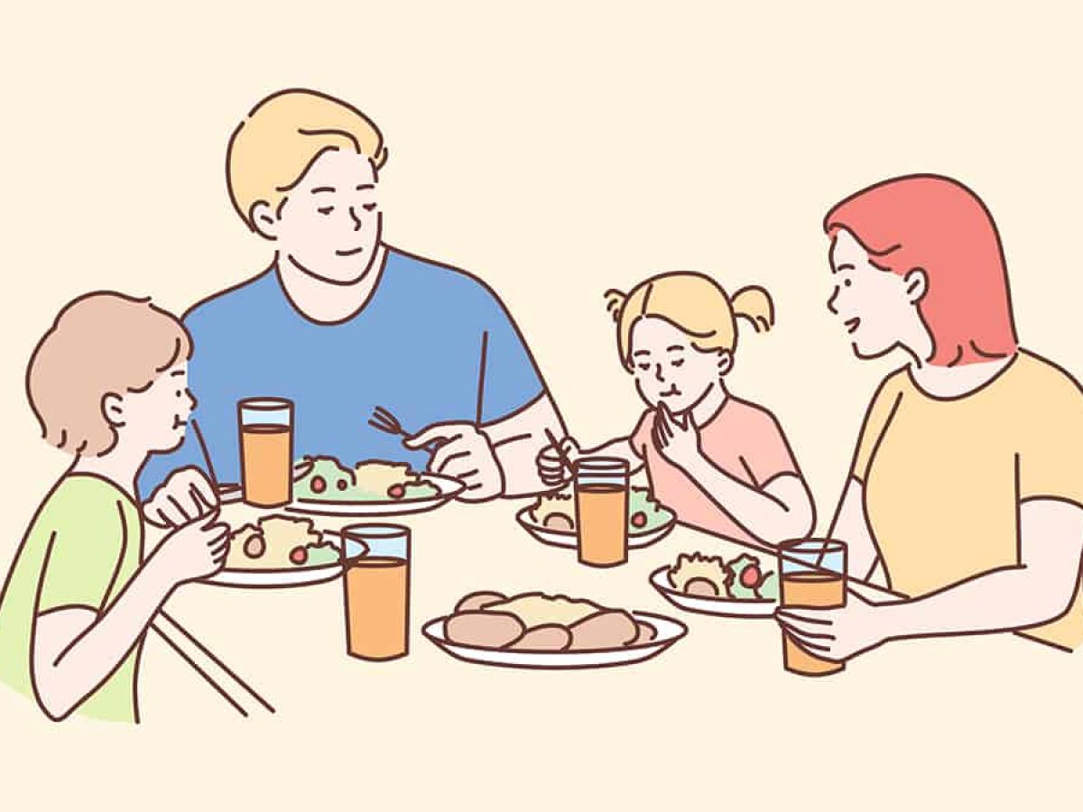 Baik bersama saat malam bagaimana keluarga makan sikap 7 Peranan