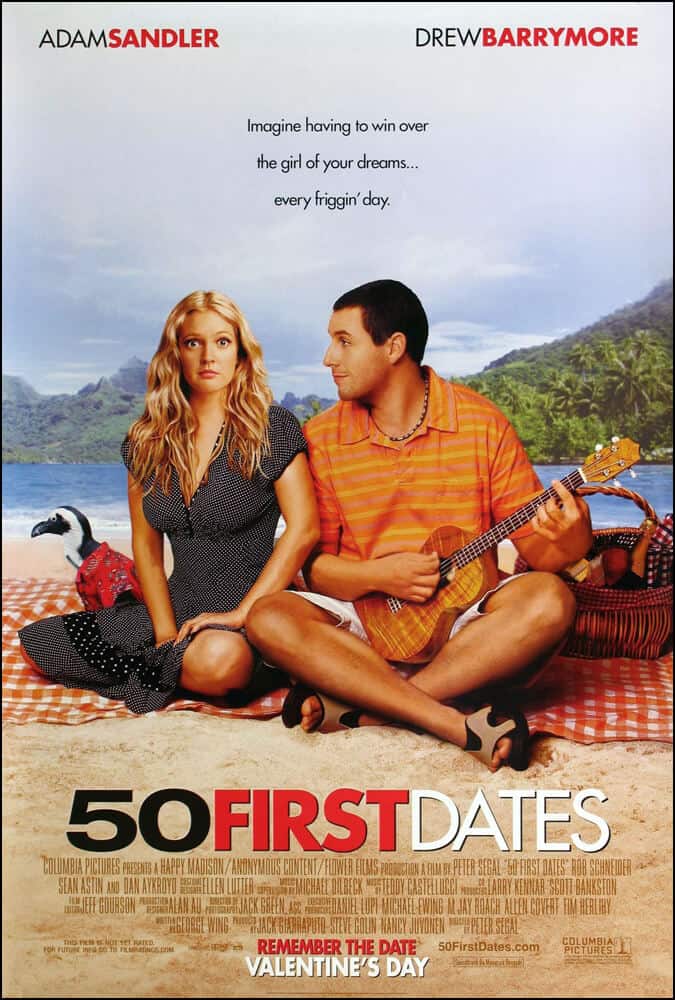 50 First Dates 2004 | | 13 Rekomendasi Film Romantis Untuk Merayakan Valentine 2022