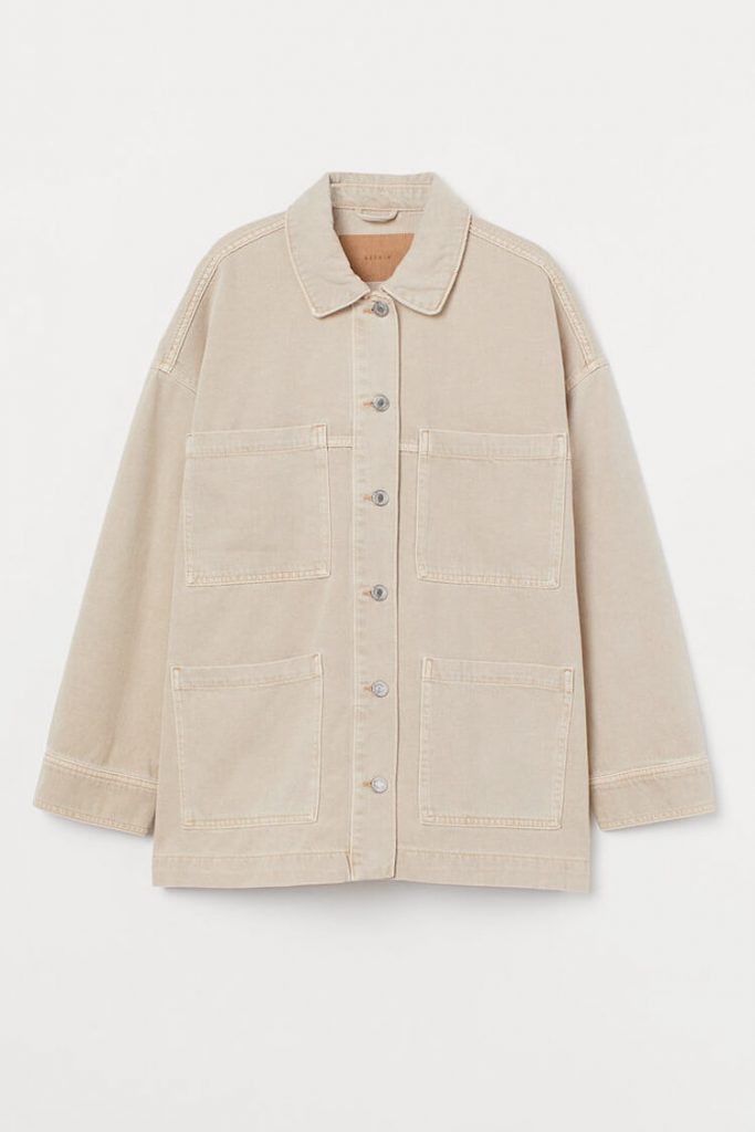 HM Oversized Denim Jacket | | 9 Warna Yang Paling Cocok Dipadukan Dengan Mocca Tua