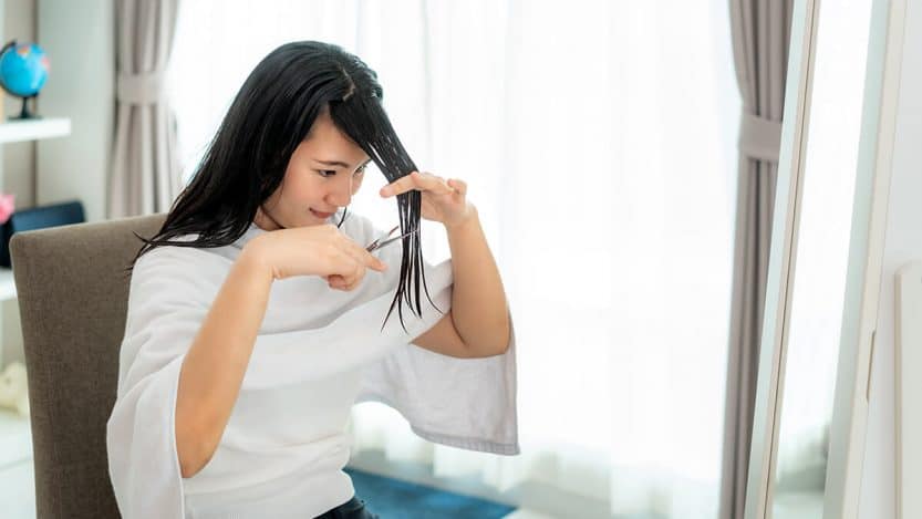 cara potong rambut sendiri