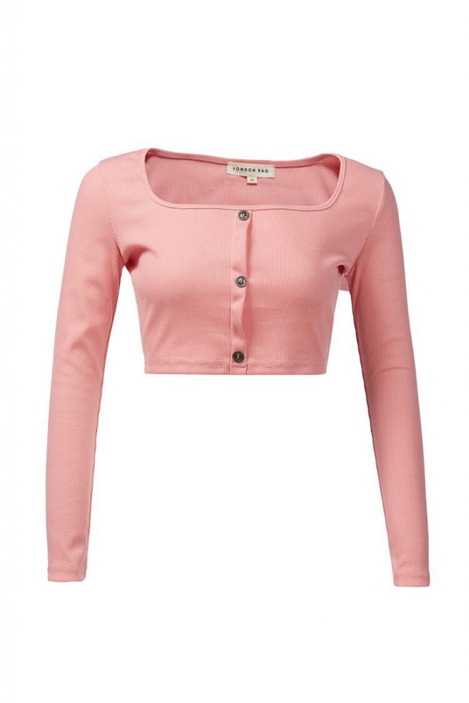 London Rag Smart Play Pink Crop Suit Top | | 9 OOTD Celana Hitam Agar Terlihat Berbeda Setiap Harinya
