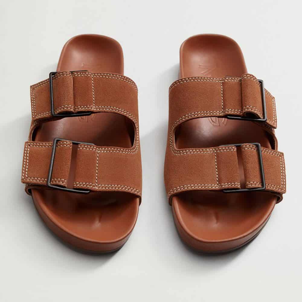 Mango Leather Strap Sandals | | 13 Rekomendasi Sandal Nyaman Dan Cantik Yang Lagi Trend