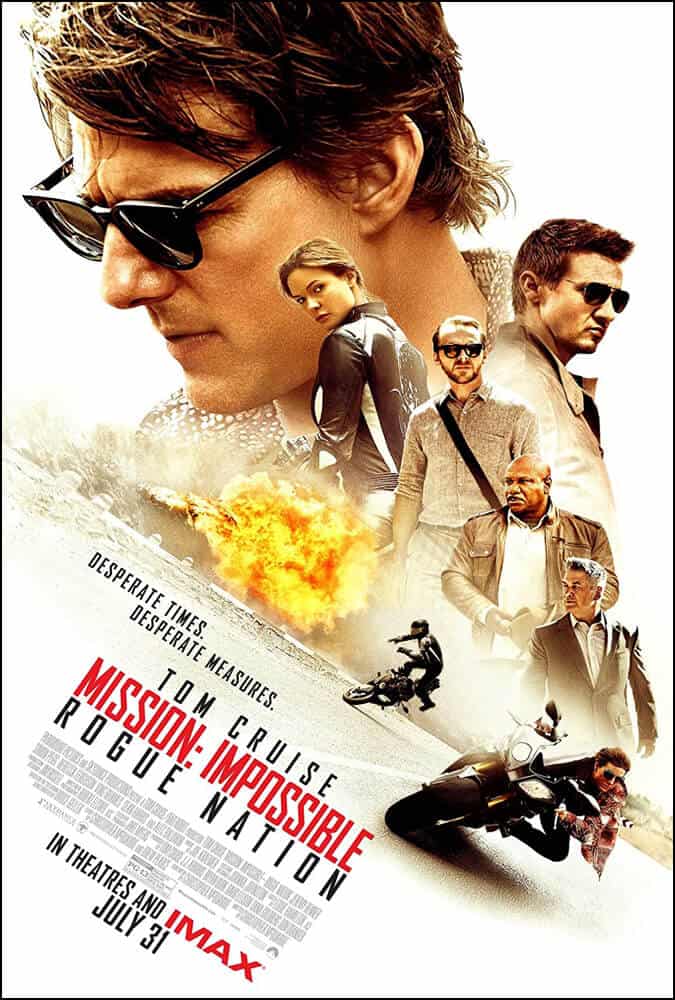 Mission Impossible Rogue Nation 2015 | | Super Menegangkan, Ini 13 Rekomendasi Film Mata-Mata Terbaik