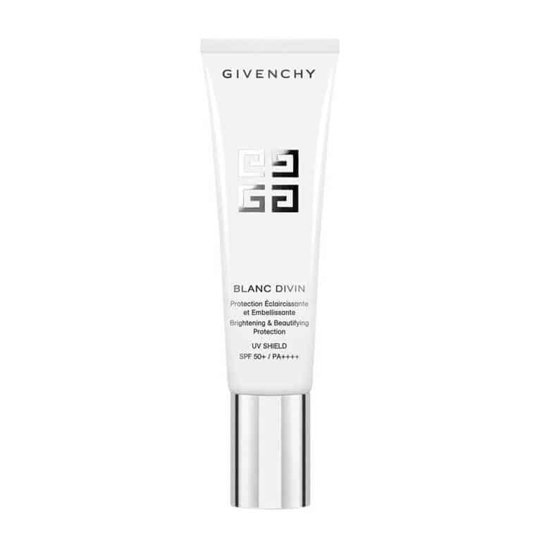 Givenchy Blanc Divin Brightening Beautifying Protection UV Shield SPF 50PA Sunscreen | | 14 Rekomendasi Sunscreen Terbaik Dengan SPF 50