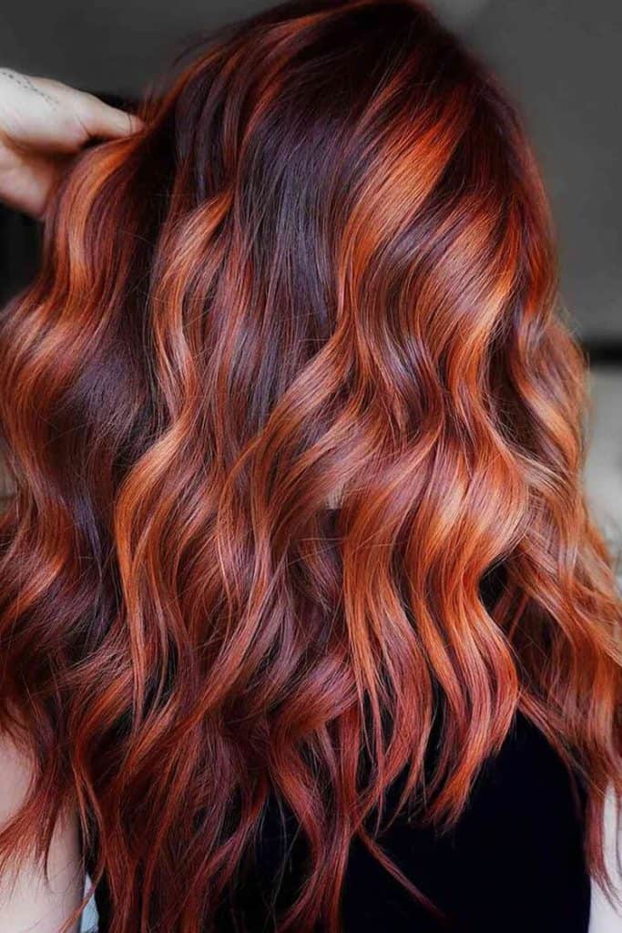 Orange Brown Balayage | | 12 Pilihan Warna Rambut Yang Bagus Untuk Dicoba Di 2022
