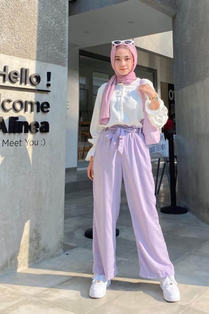 Pilih Hijab Warna Cerah | | 7 Cara Pakai Pashmina Yang Kekinian