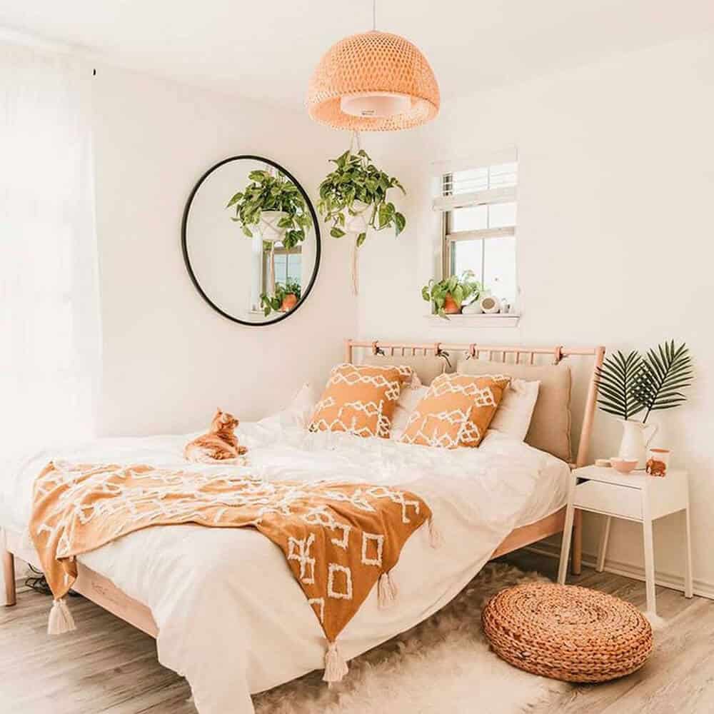 Warna Oranye di Tempat Tidur | | 7 Cara Unik Untuk Menambahkan Warna Orange Muda Ke Dalam Rumah