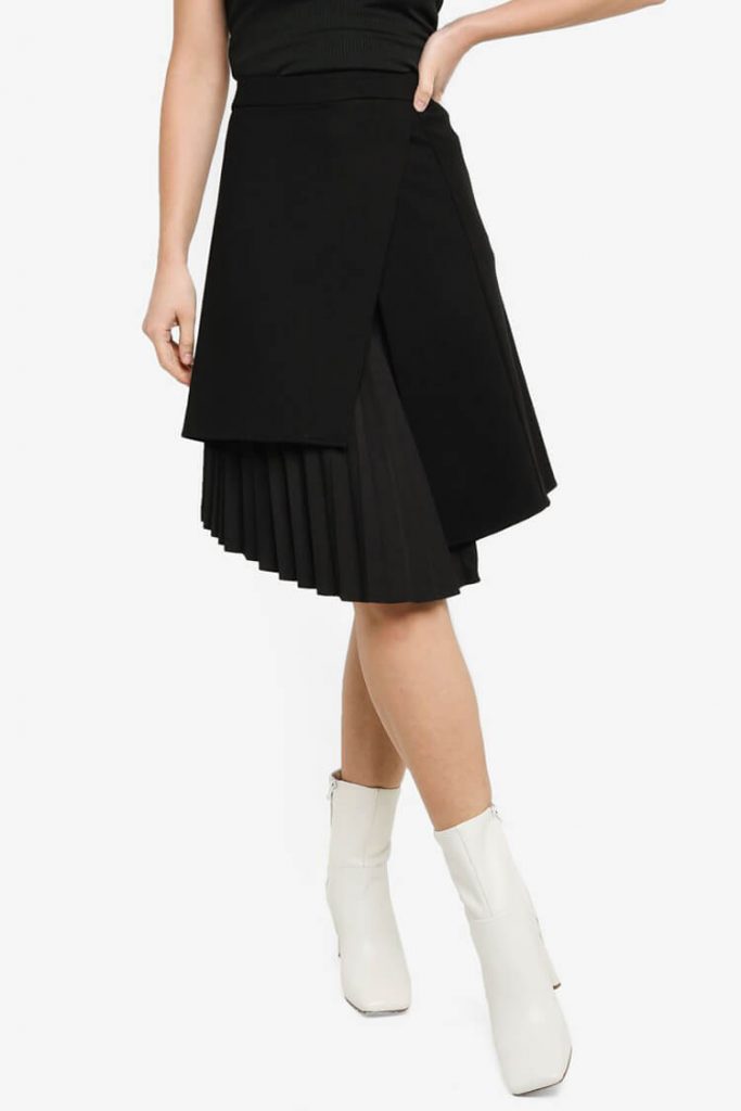CK Calvin Klein Pleated Poly Skirt | | Wajib Tahu: Panduan Lengkap Padu Padan Rok Plisket