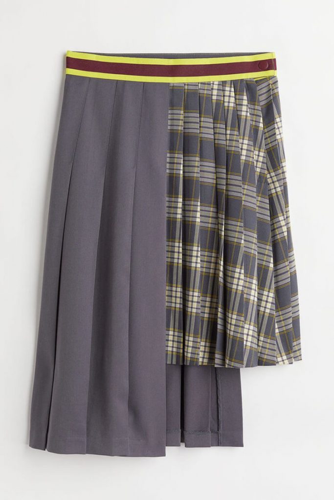 HM Pleated Skirt Grey | | Wajib Tahu: Panduan Lengkap Padu Padan Rok Plisket