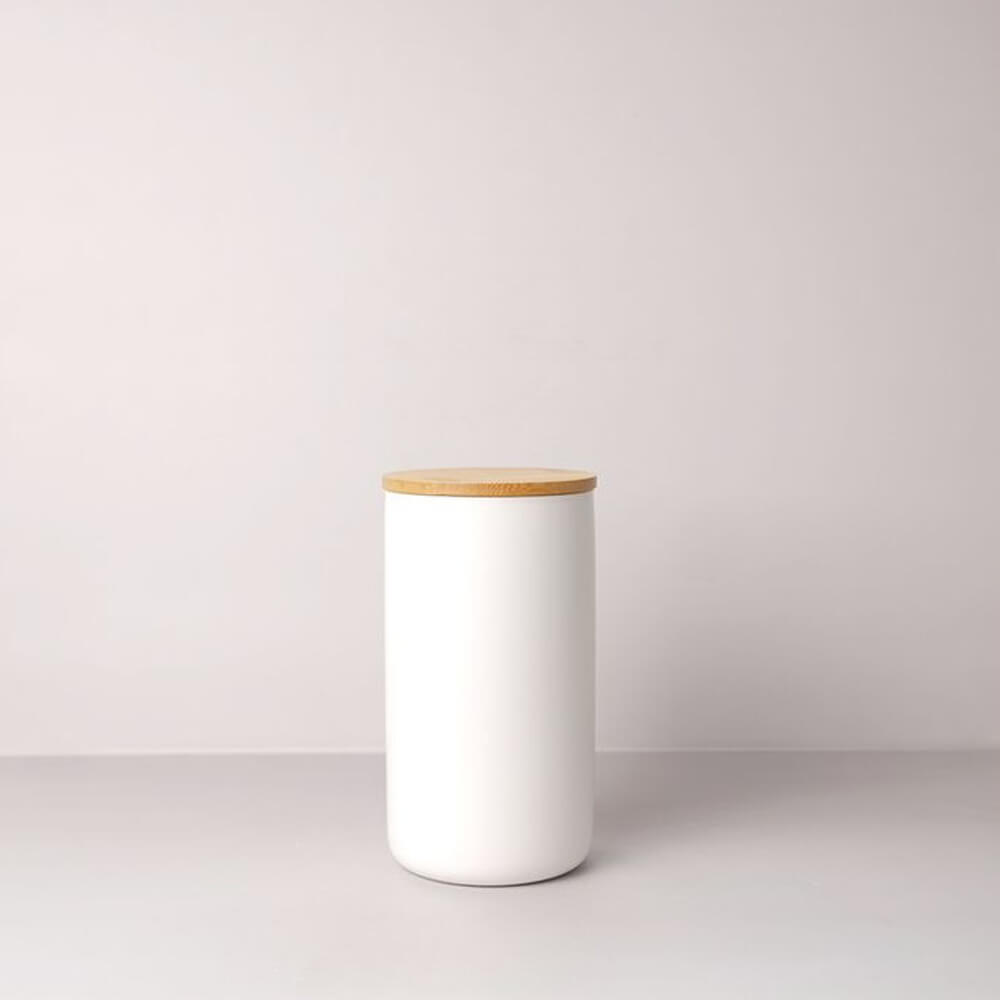 Brewsuniq Ceramic Food Jar White with Lid 1000ml | | 12 Rekomendasi Kado Wisuda Untuk Cowok Yang Paling Berkesan
