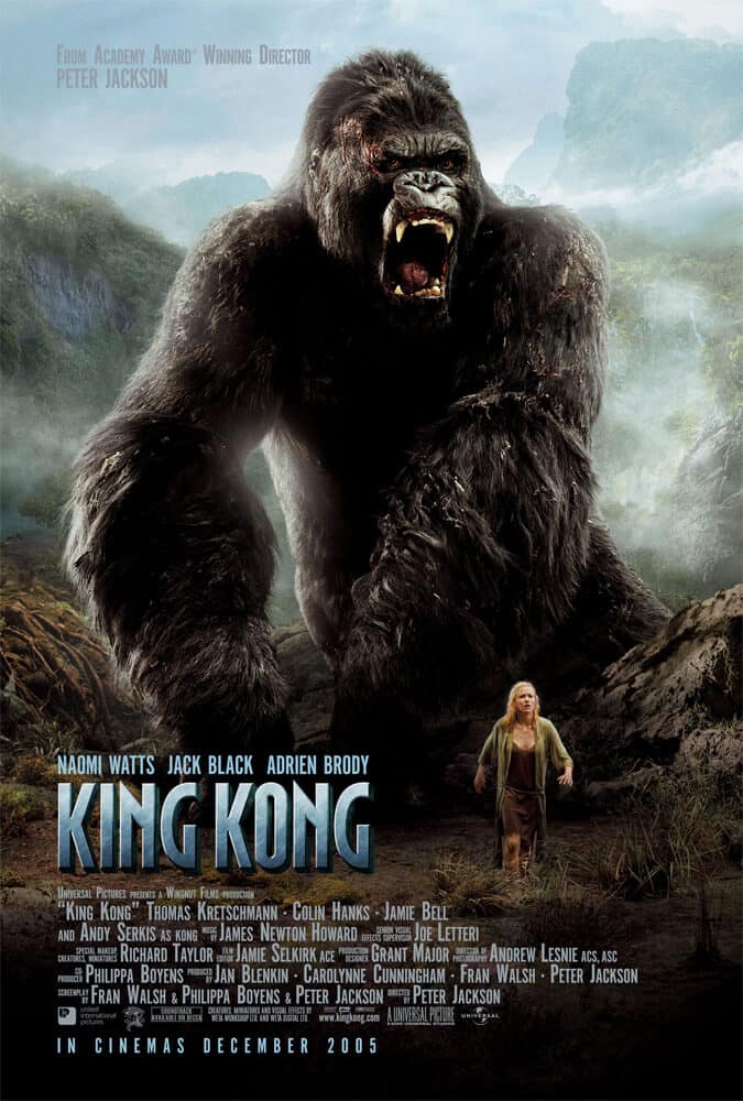 King Kong 2005 | | 10 Rekomendasi Film Tentang Monster Yang Paling Menegangkan