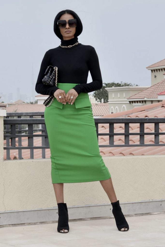 Pakai Rok Matcha untuk Tampil Feminin | | 11 Outfit Warna Matcha Untuk Tampil Segar Dan Tidak Membosankan