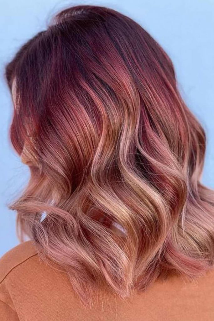 inspirasi warna ombre rambut yang cantik